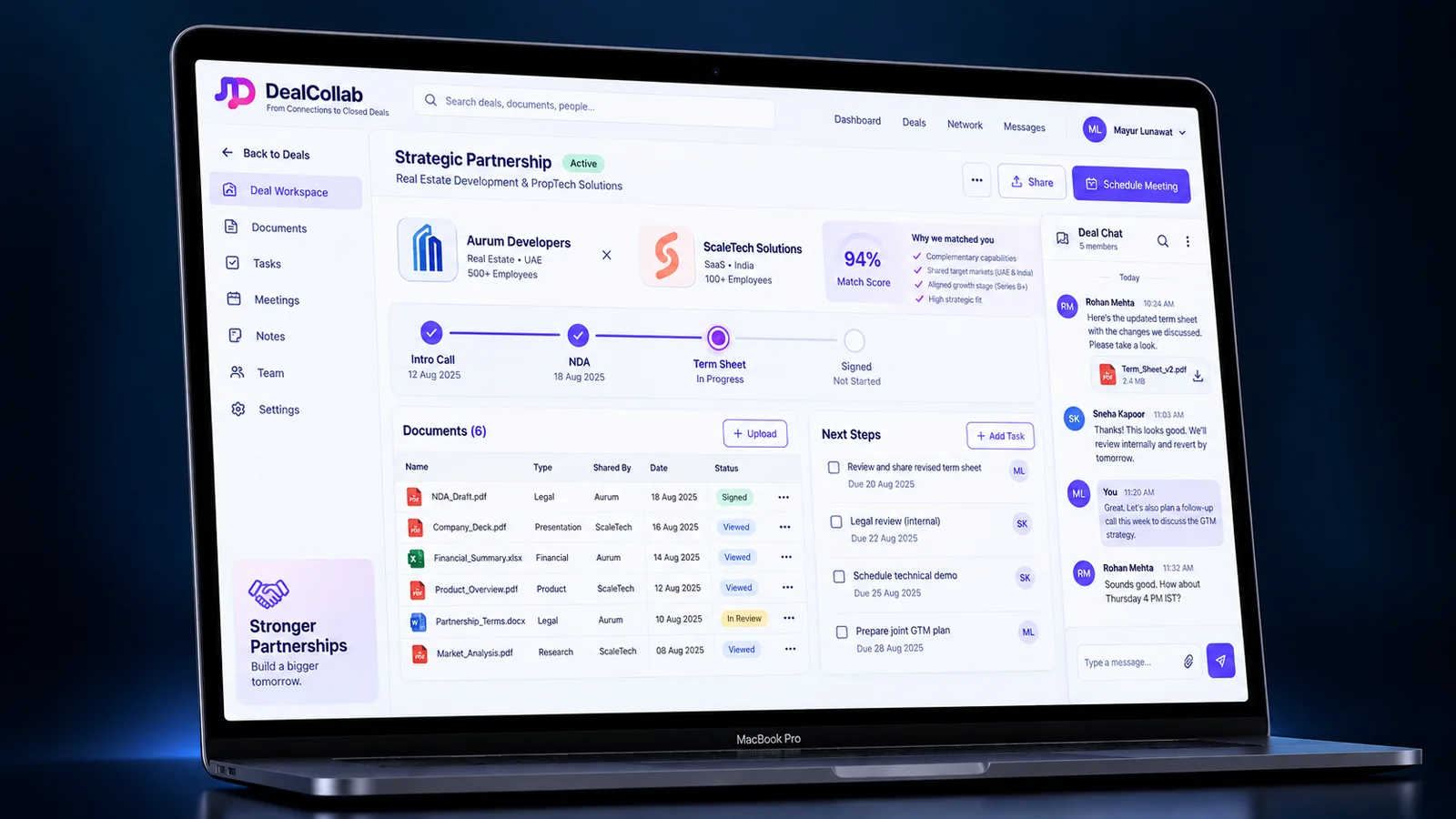 DealCollab — product screen 1