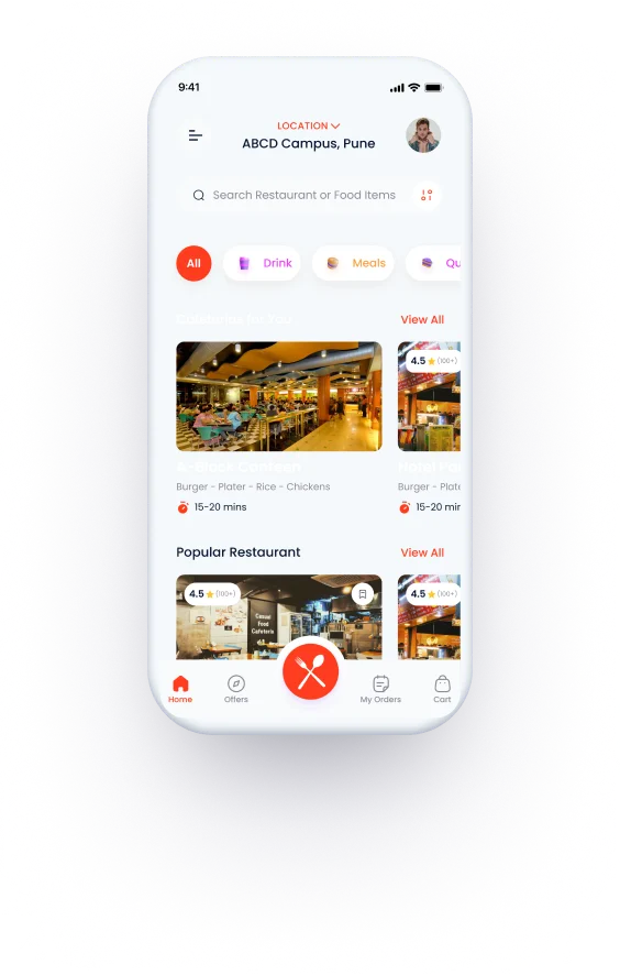 MealPe — product screen 1