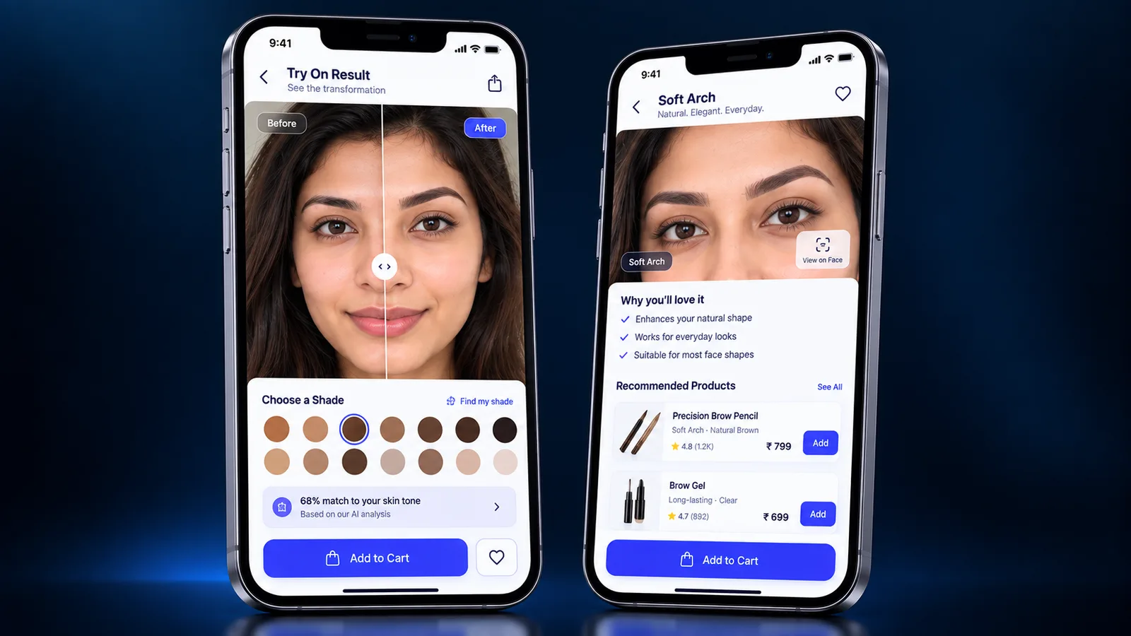 Virtual Try-On — product screen 1